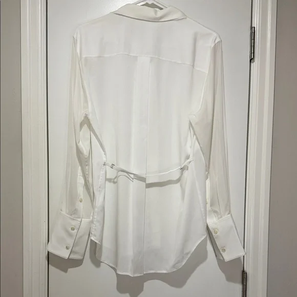 Helmut Lang White Lace Relaxed Shirt - Picture 5 of 8